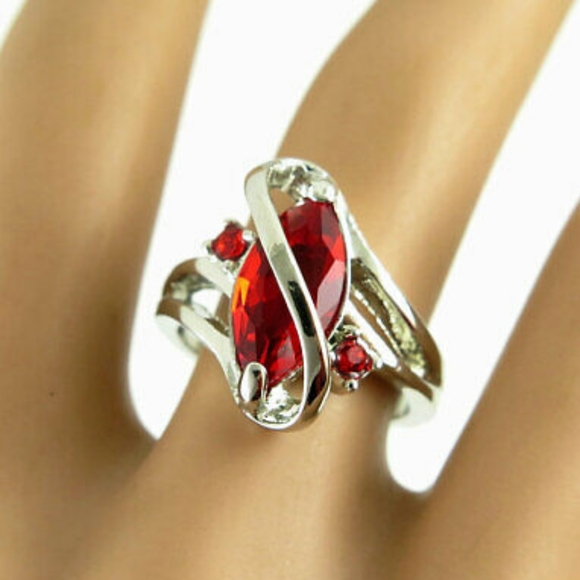 Betsey Johnson's Marquise Ruby Ring - Picture 3 of 3